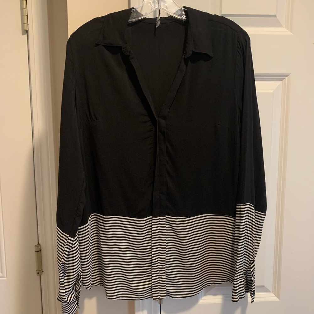 Splendid women’s striped blouse size large
